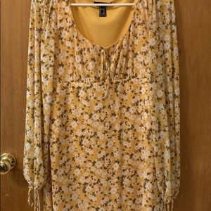 (NWOT) Forever 21 Floral Print Mini Dress